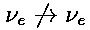 electron neutrino disappearance